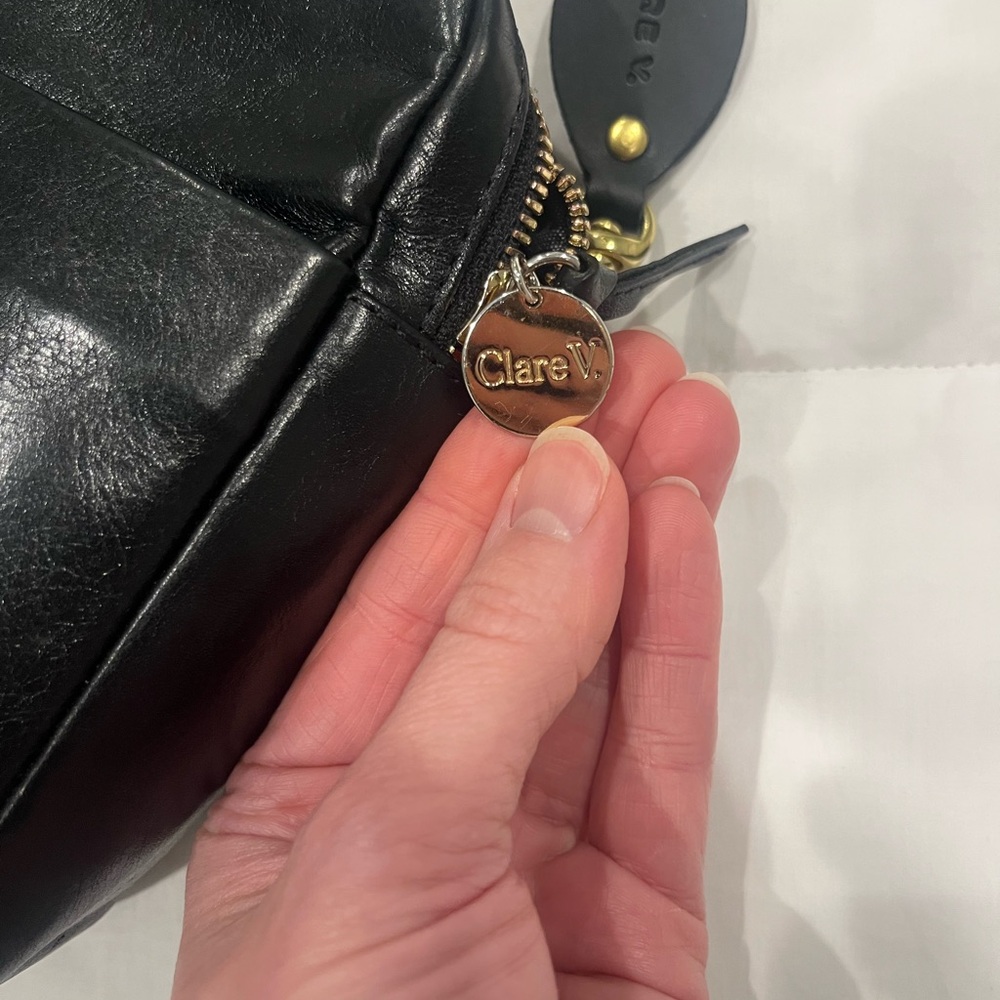 Clare V. Black Mirabel Crossbody Bag - Picture 9 of 14